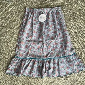 Petit Bateau girls floral skirt.